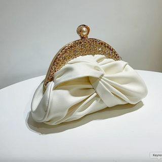Lucciz Catalina Satin Evening Handbag Clutch - Lucciz