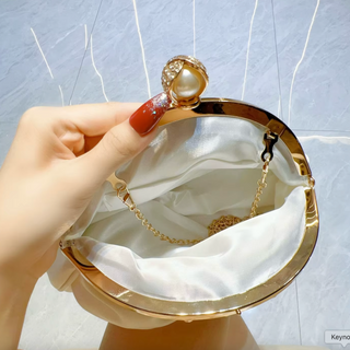 Lucciz Catalina Satin Evening Handbag Clutch - Lucciz