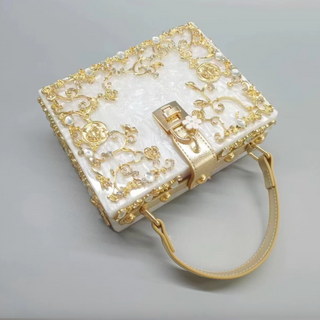 Lucciz Acrylic Box Handbag - Lucciz