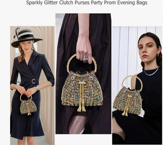 Lucciz Ariel Shoulder Clutch Bags - Lucciz