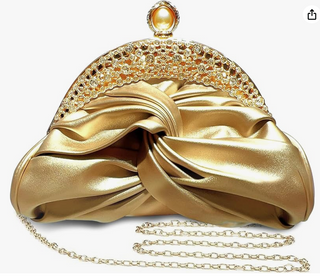 Lucciz Catalina Satin Evening Handbag Clutch - Lucciz