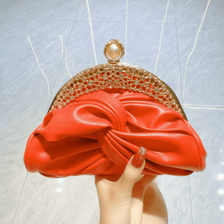 Lucciz Catalina Satin Evening Handbag Clutch - Lucciz