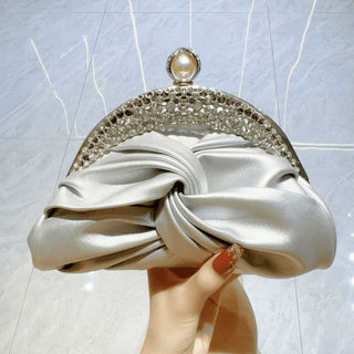 Lucciz Catalina Satin Evening Handbag Clutch - Lucciz