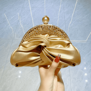 Lucciz Catalina Satin Evening Handbag Clutch - Lucciz