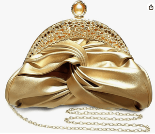 Lucciz Catalina Satin Evening Handbag Clutch - Lucciz